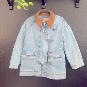 We The Free Denim Barn Coat, Ranch Blue, New with Tags